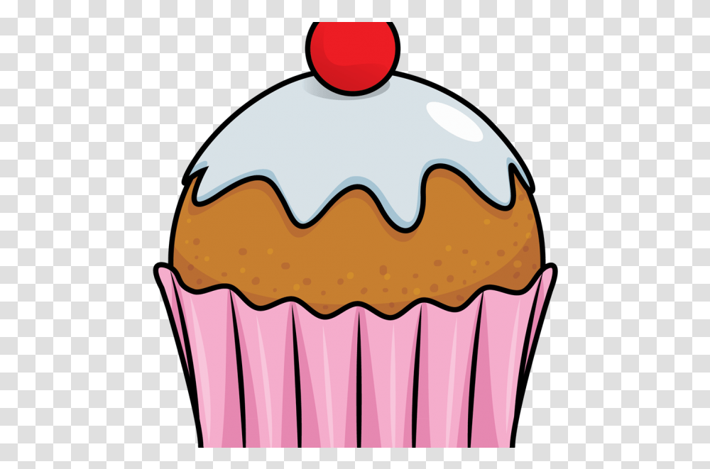 Food Clipart Cupcake American Muffins Transprent, Cream, Dessert, Creme Transparent Png