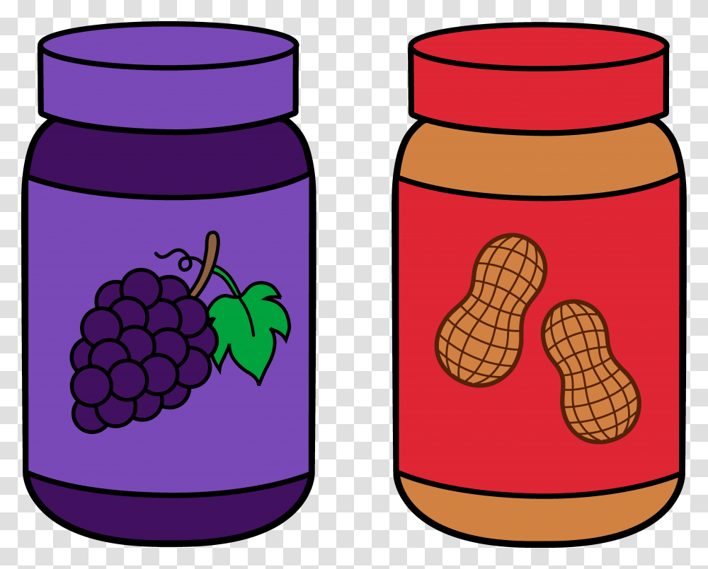 Food Clipart Jelly, Jar, Plant, Medication, Pill Transparent Png