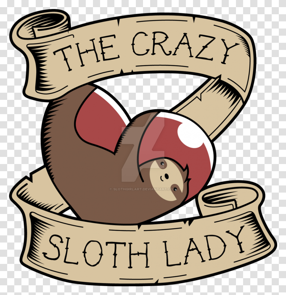 Food Clipart Sloth T Shirt Drawing Sloth Lady, Label, Animal, Helmet Transparent Png