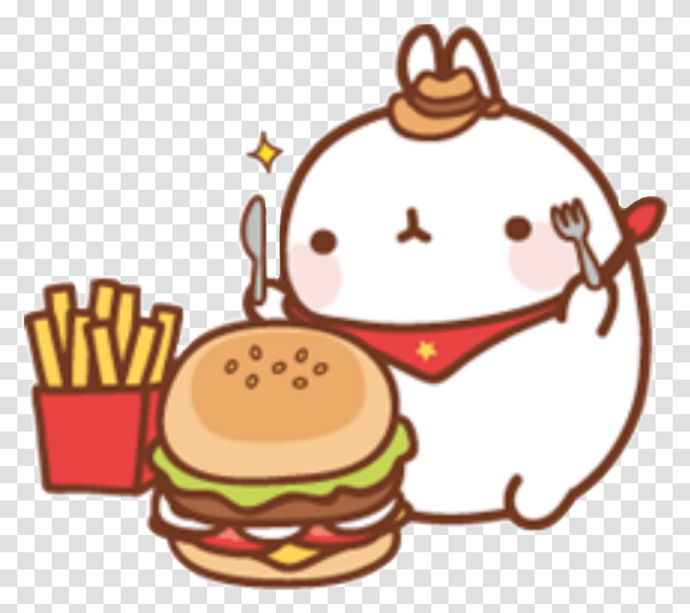 Food Clipart Stickers Cute Kawaii Food Clip Art, Birthday Cake, Dessert, Burger, Sweets Transparent Png