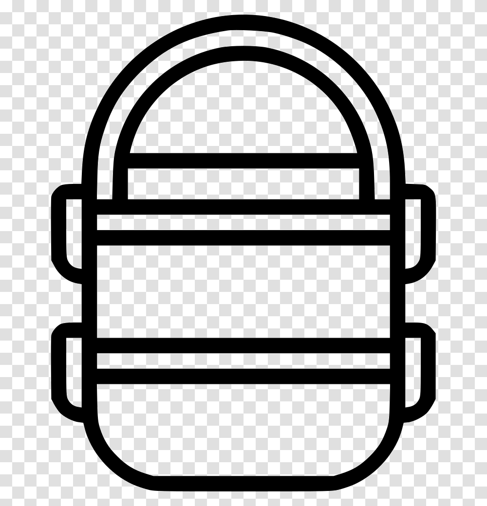 Food Container Icon Free Download, Stencil, Lock, Combination Lock Transparent Png