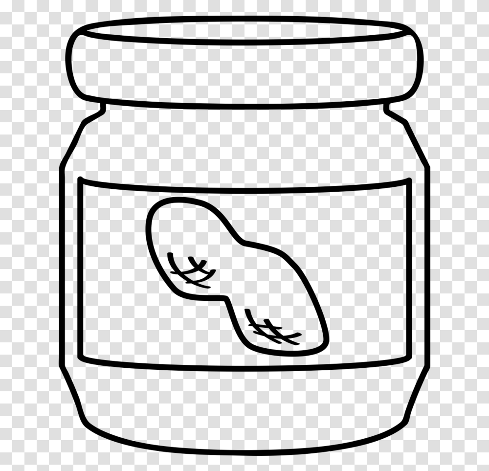 Food Drive Black And White Honey Jar Coloring Page, Gray, World Of Warcraft Transparent Png