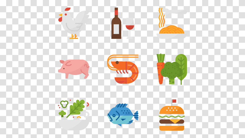 Food Flat Icon Snack, Bird, Animal, Beverage Transparent Png