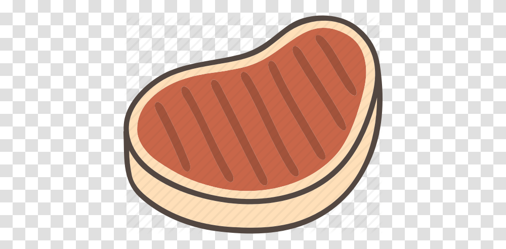 Food Foodix Meat Steak Icon, Label, Sweets, Confectionery Transparent Png