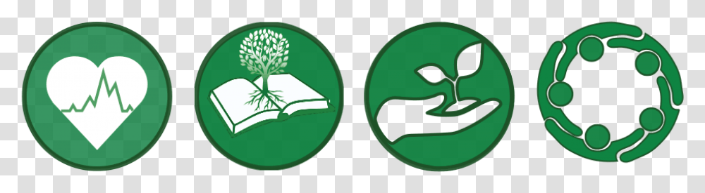 Food For All Program Tools Emblem, Green, Recycling Symbol, Plant, Seed Transparent Png