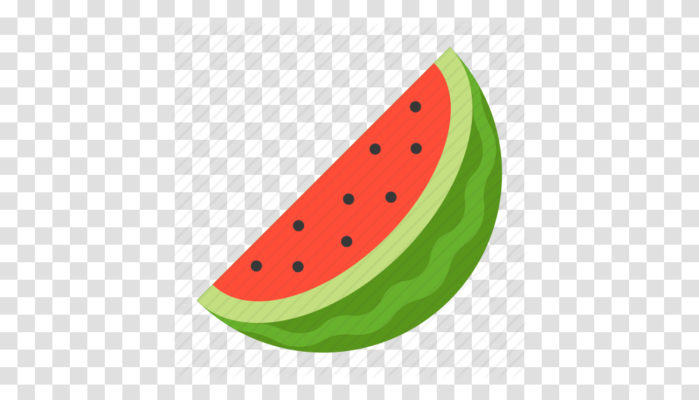 Food Fruit Healthty Vitamin Watermelon Watermelon Slice Icon, Plant Transparent Png