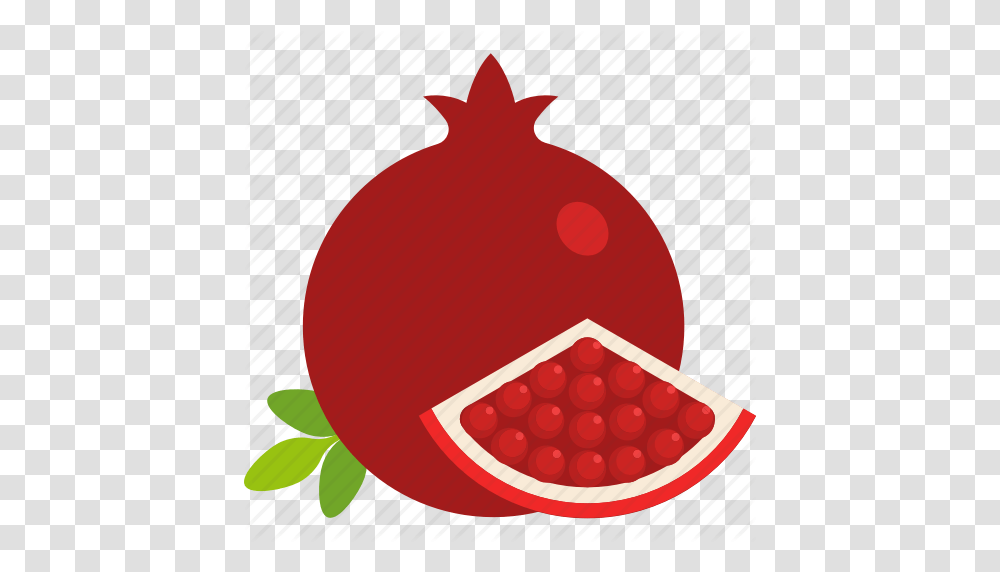 Food Fruit Pomegranate Seed Slice Tropical Whole Icon, Plant, Produce, Sport Transparent Png