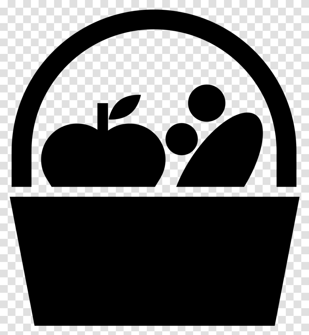 Food Gift Baskets Computer Icons Fruit Fruit Basket Icon, Gray Transparent Png