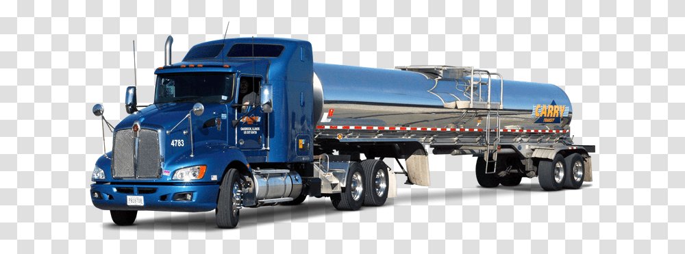 Food Grade Tanker Truck, Vehicle, Transportation, Trailer Truck, Person Transparent Png