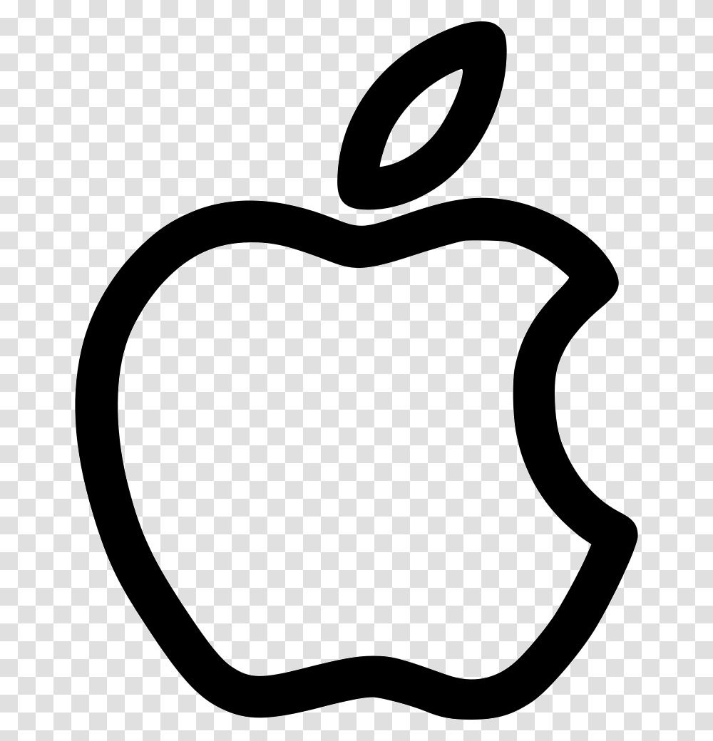 Food Health Apple Nature Leaf Fruit Eat Svg Icon Apple Logo Hand Drawn, Trademark, Stencil, Armor Transparent Png