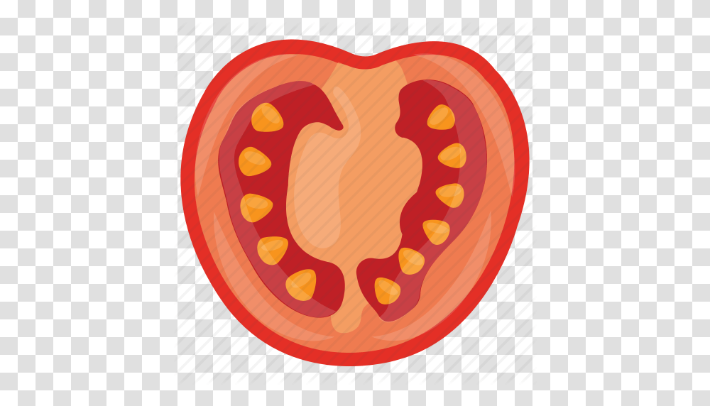 Food Healthy Food Nutrition Tomato Fruit Tomato Slice Icon, Plant, Vegetable, Rug, Produce Transparent Png