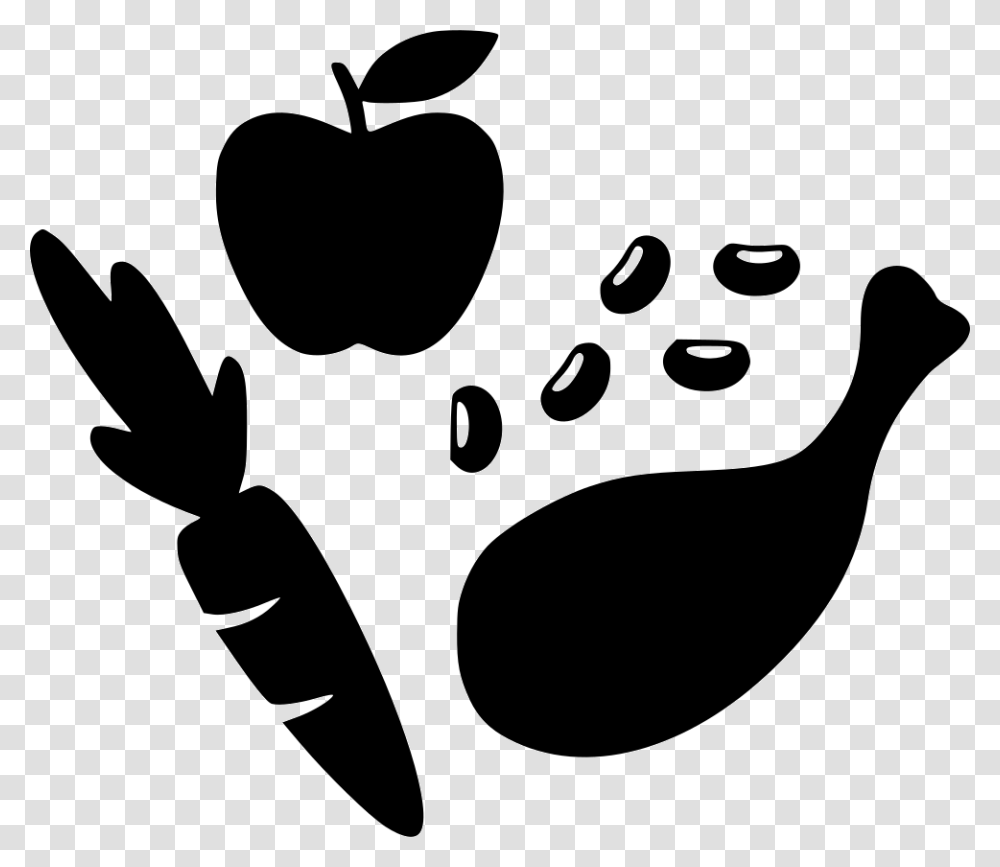 Food Healthy Protein Vegetable Apple, Stencil, Person, Human, Plant Transparent Png