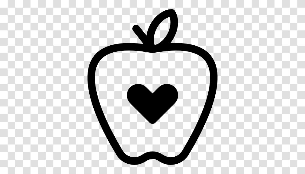 Food Heart Icon, Stencil, Plant Transparent Png