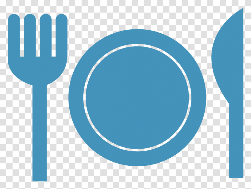 Food Icon Blue, Fork, Cutlery Transparent Png