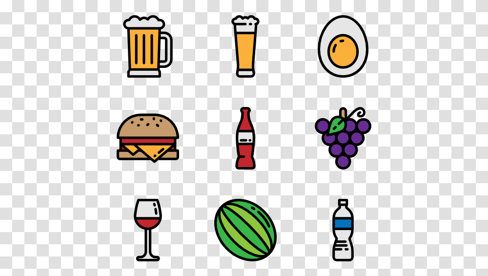 Food In A Line, Glass, Alcohol, Beverage, Tennis Ball Transparent Png