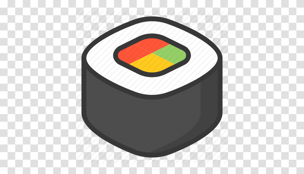 Food Japan Line Roll Sushi Icon, Tape, Towel, Paper, Paper Towel Transparent Png
