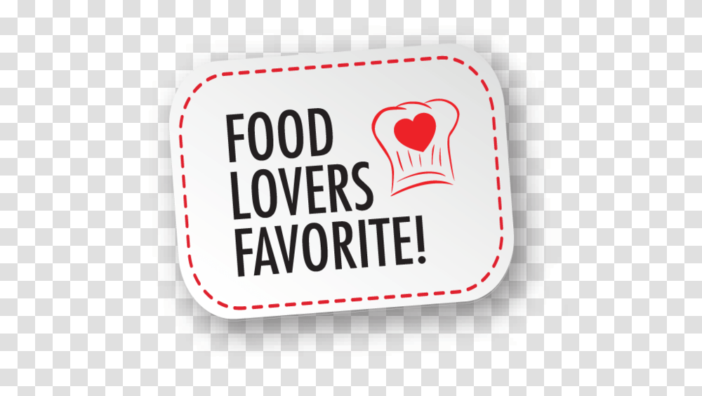 Food Lovers Favorite Love, Label, Sticker, Meal Transparent Png