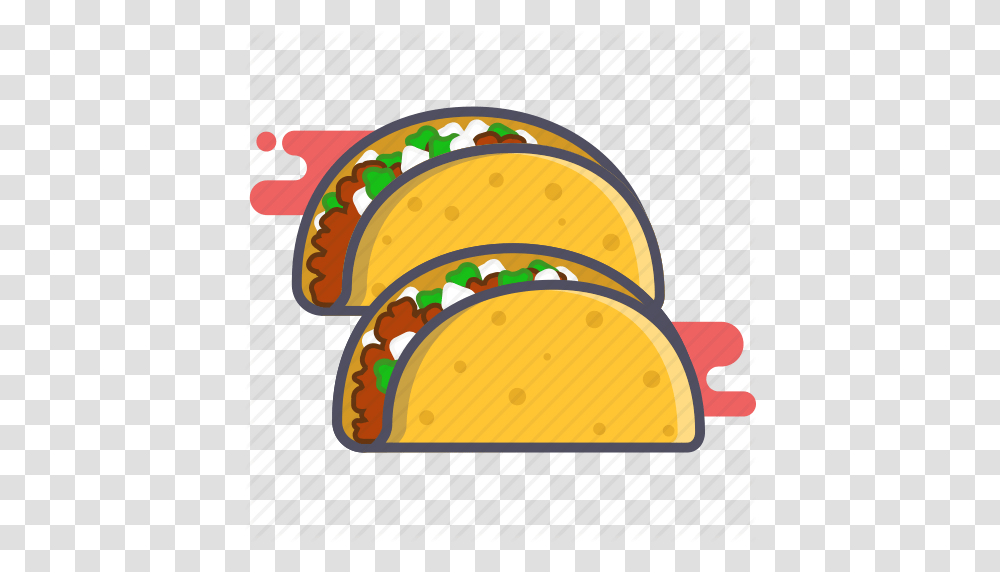 Food Mexican Food Tacos Icon, Tape Transparent Png