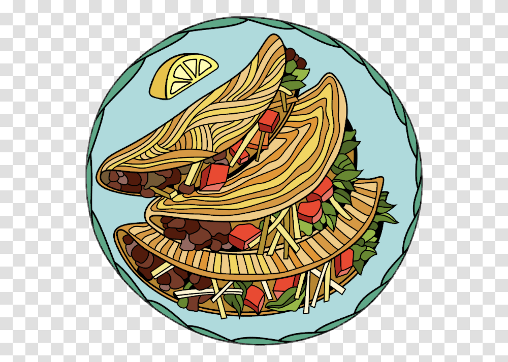Food Mexicanfood Mexican Taco Tacos Abstract Colorful Fast Food, Dish, Meal, Platter, Sea Life Transparent Png