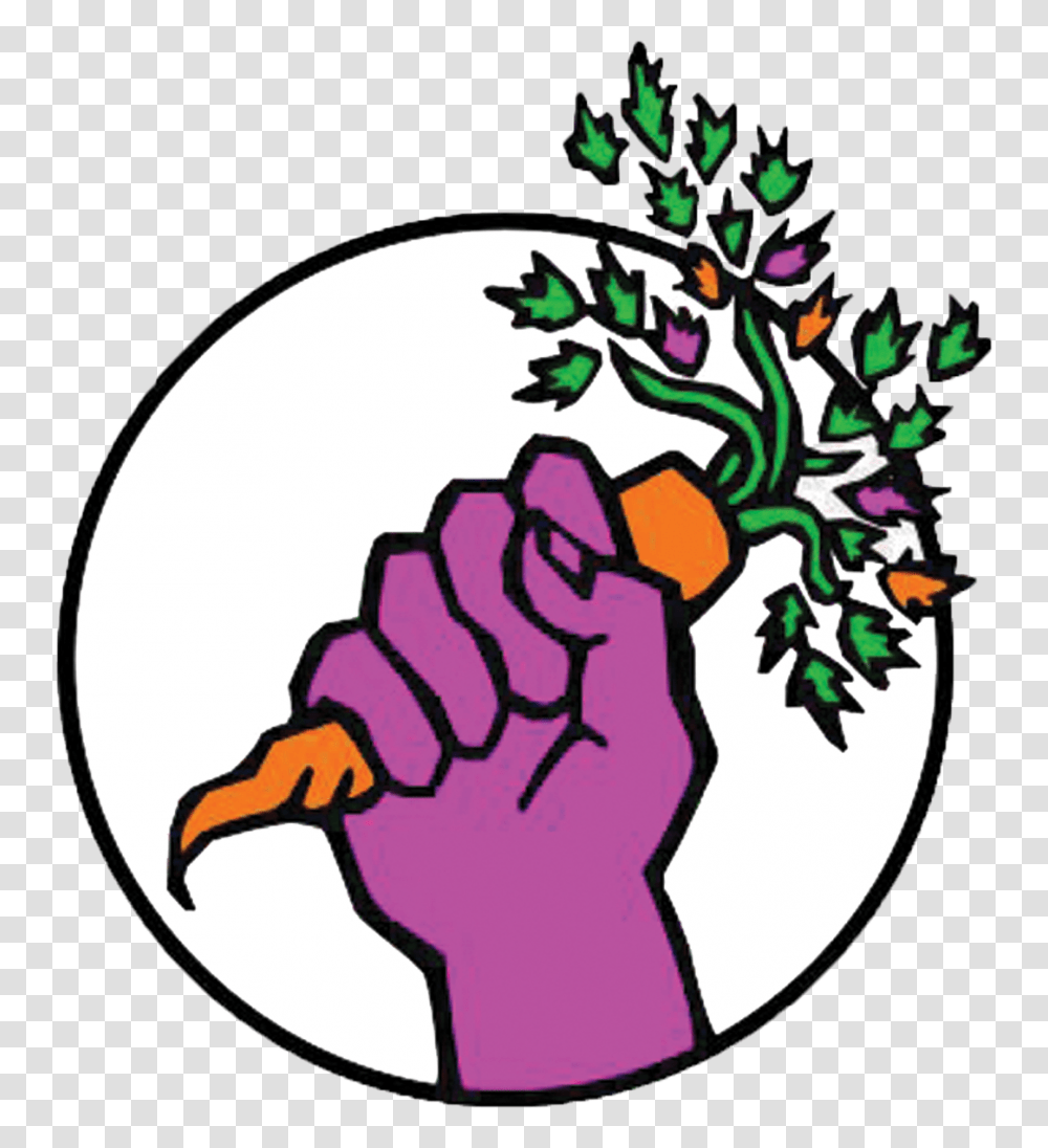 Food Not Bombs, Hand, Plant, Fist, Vegetable Transparent Png