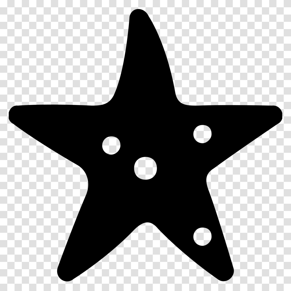 Food Outline Star Cartoon Fish Lobster Starfish Starfish Icon, Gray, World Of Warcraft Transparent Png