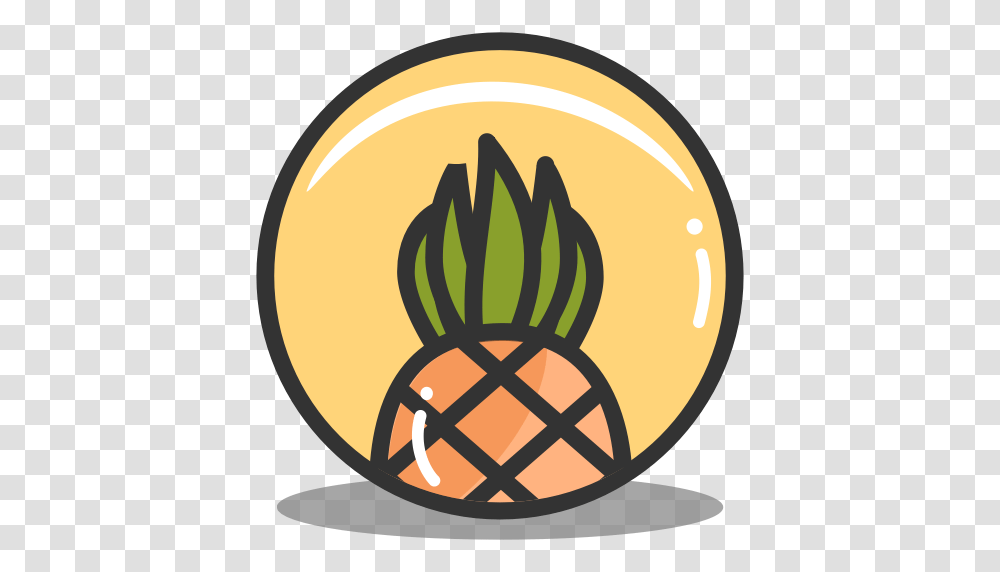 Food Pineapple Summer Tropical Vacation Icon, Plant, Sphere, Astronomy, Outer Space Transparent Png