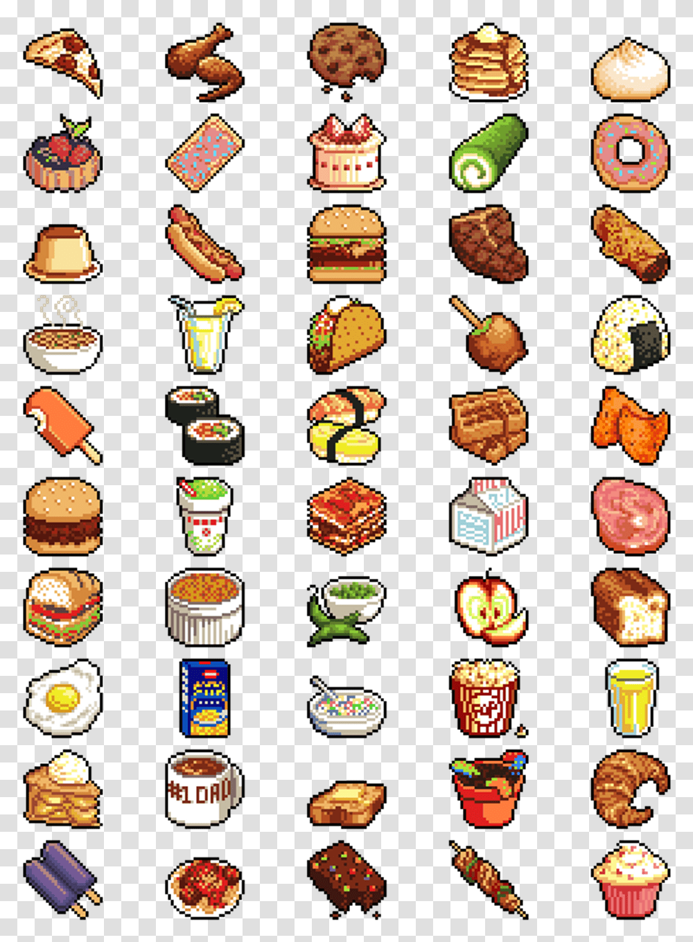 Food Pixel And Tumblr Image Pixel Food Art, Tin, Snack, Can Transparent Png