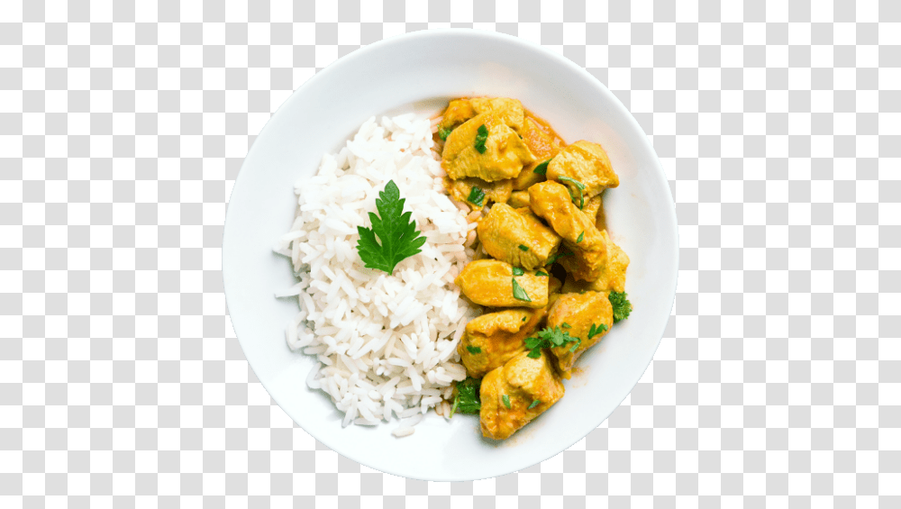 Food Plate Chicken Curry, Plant, Dish, Meal, Vegetable Transparent Png