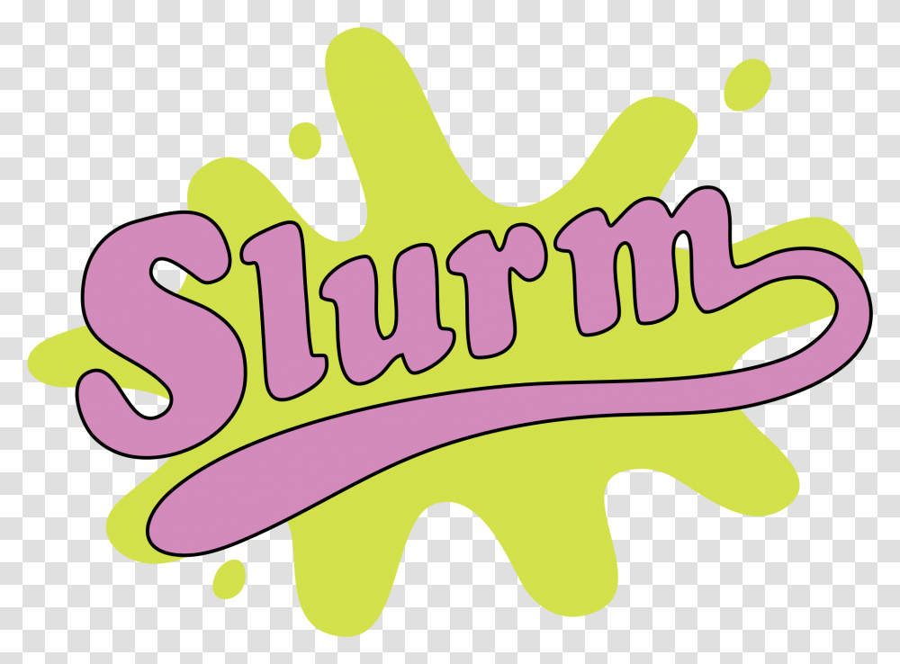 Food Slurm Futurama Logo, Label, Text, Sticker, Leisure Activities Transparent Png