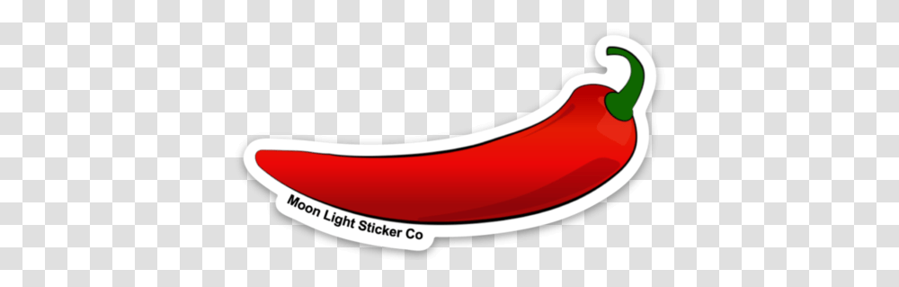 Food Stickers - Tagged Red Hot Chili Pepper Moon Light Spicy, Label, Text, Plant, Vegetable Transparent Png