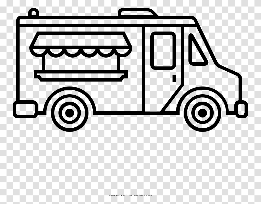 Food Truck Coloring, Gray, World Of Warcraft Transparent Png