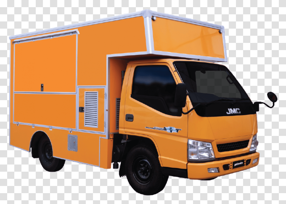 Food Truck Commercial Vehicle, Transportation, Van, Moving Van, Bus Transparent Png