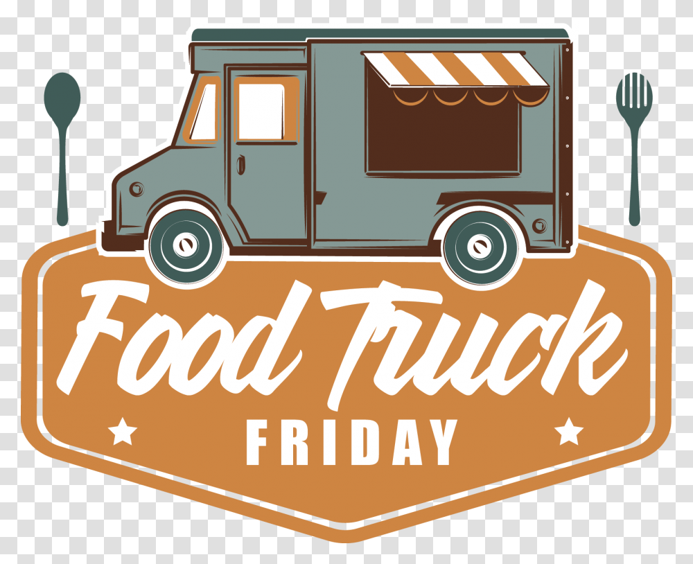 Food Truck Friday Clip Art, Fire Truck, Vehicle, Transportation, Van Transparent Png