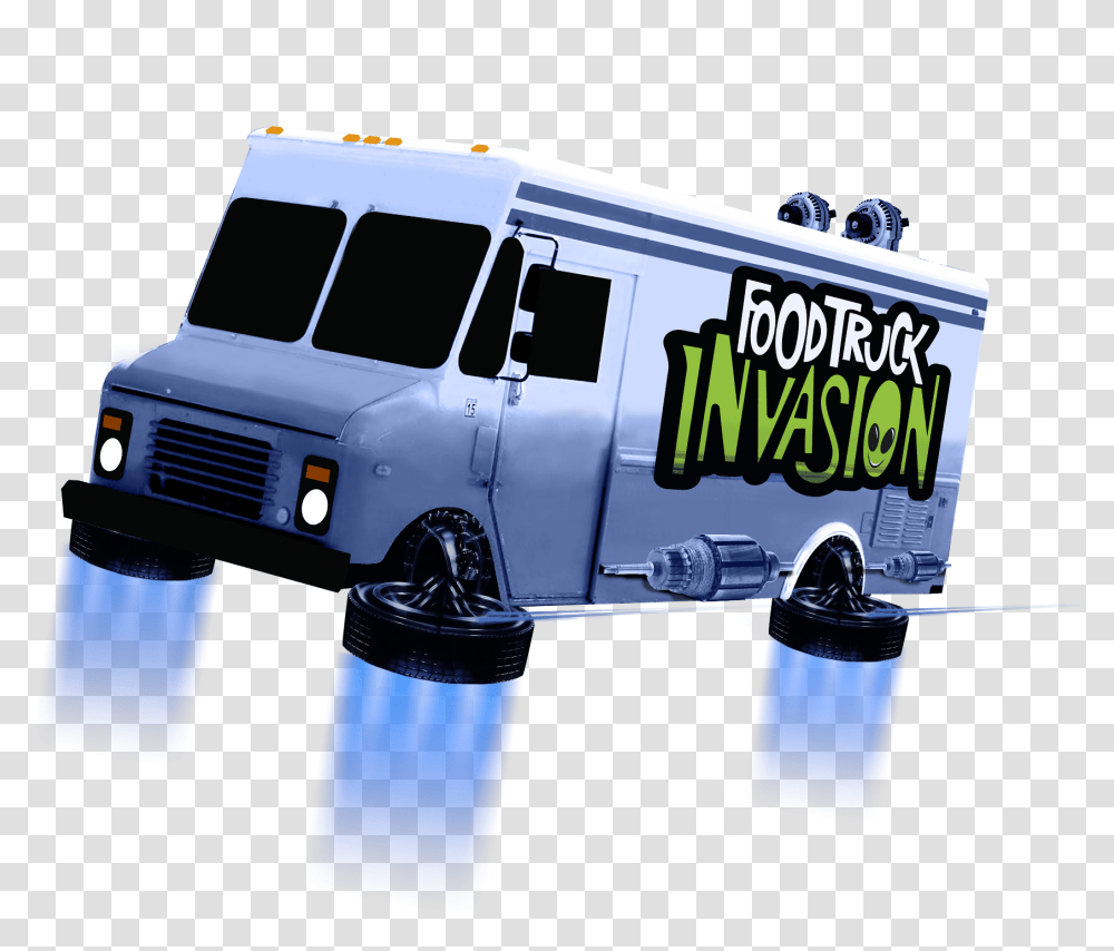 Food Truck Invasion, Van, Vehicle, Transportation, Bus Transparent Png