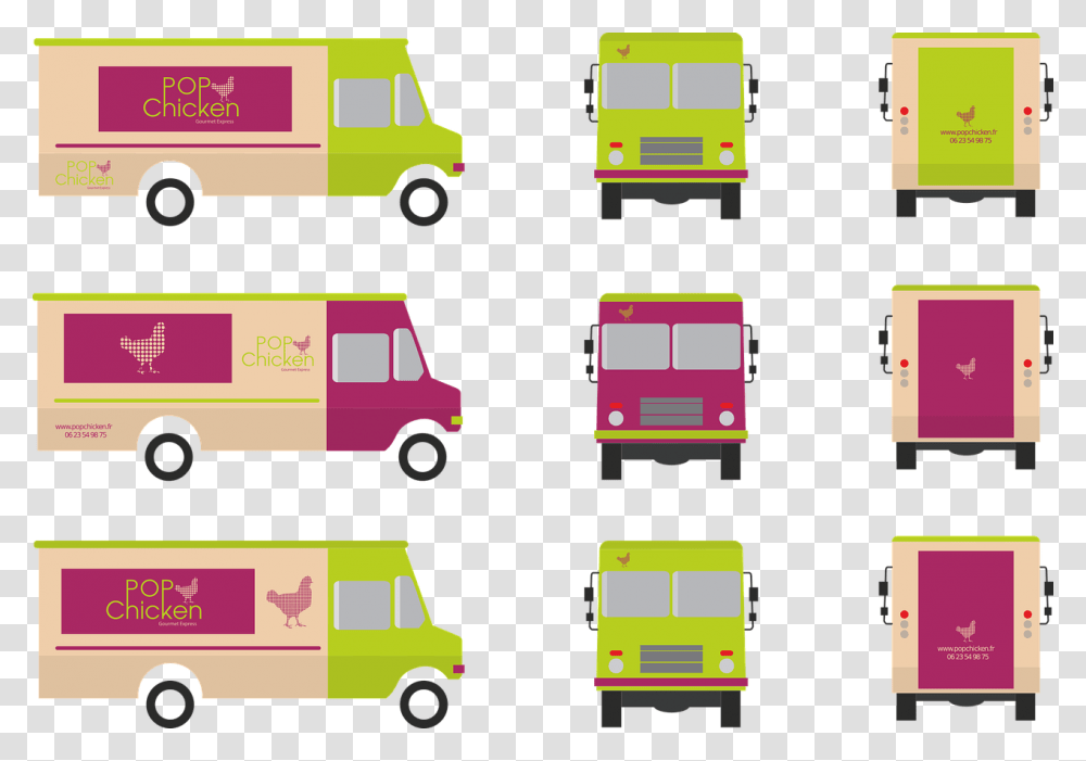 Food Truck Ordering System, Van, Vehicle, Transportation, Ambulance Transparent Png