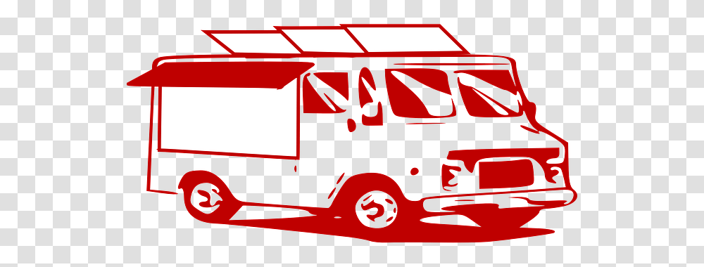 Food Trucks, Fire Truck, Vehicle, Transportation, Van Transparent Png