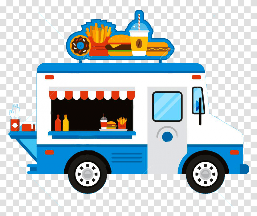 Food, Van, Vehicle, Transportation, Ambulance Transparent Png