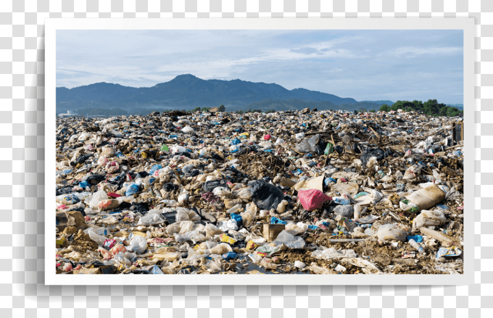 Food Waste In Landfill Foodwaste Food Waste In Landfill, Plastic, Trash, Pollution, Plastic Bag Transparent Png