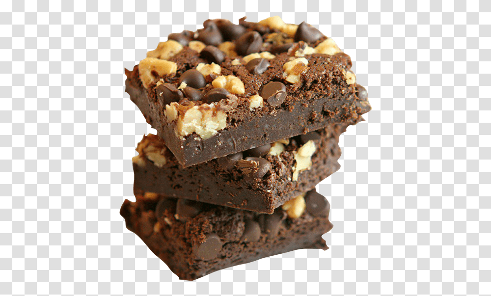 Foodchocolate Barrocky Roadsnack Walnut And Chocolate Chip Brownies, Dessert, Fudge, Cocoa, Cookie Transparent Png