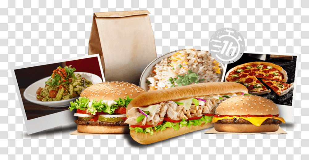 Foods, Burger, Pizza, Lunch, Meal Transparent Png