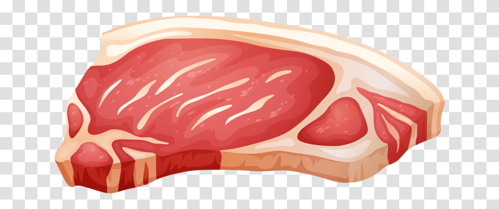 Foods Clipart Meat Pork Meat Clipart, Ketchup, Ham Transparent Png