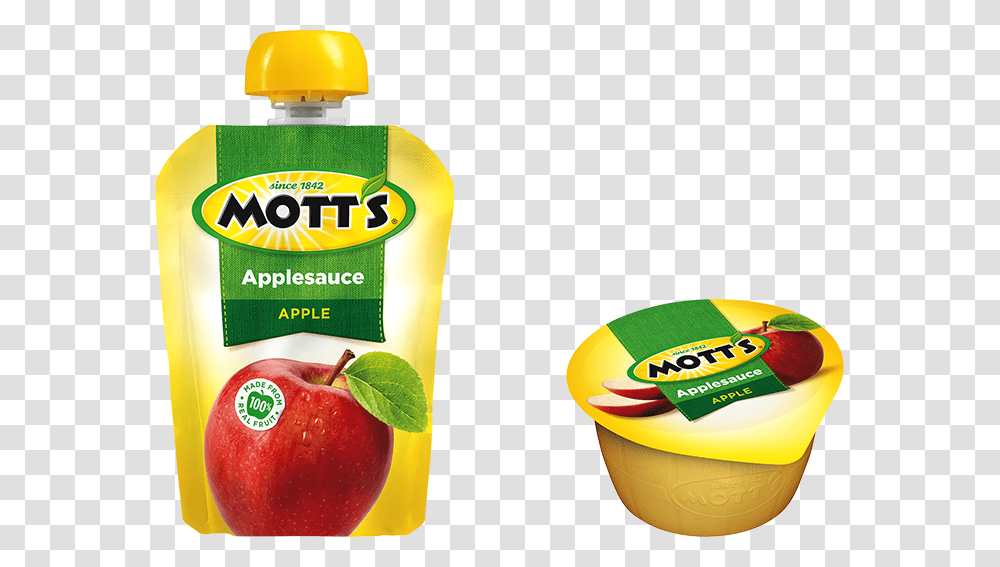 Foodsingredientliquid Mott Apple Sauce, Fruit, Plant, Bottle, Dessert Transparent Png