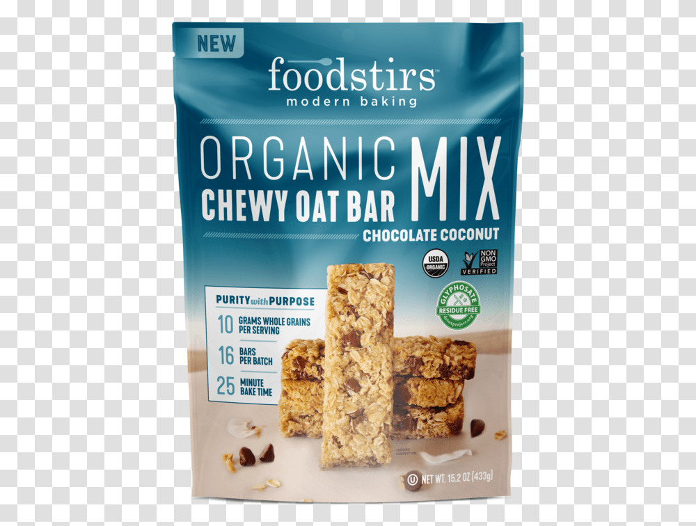 Foodstirs Chewy Oat Bar Mix, Plant, Breakfast, Nut, Vegetable Transparent Png
