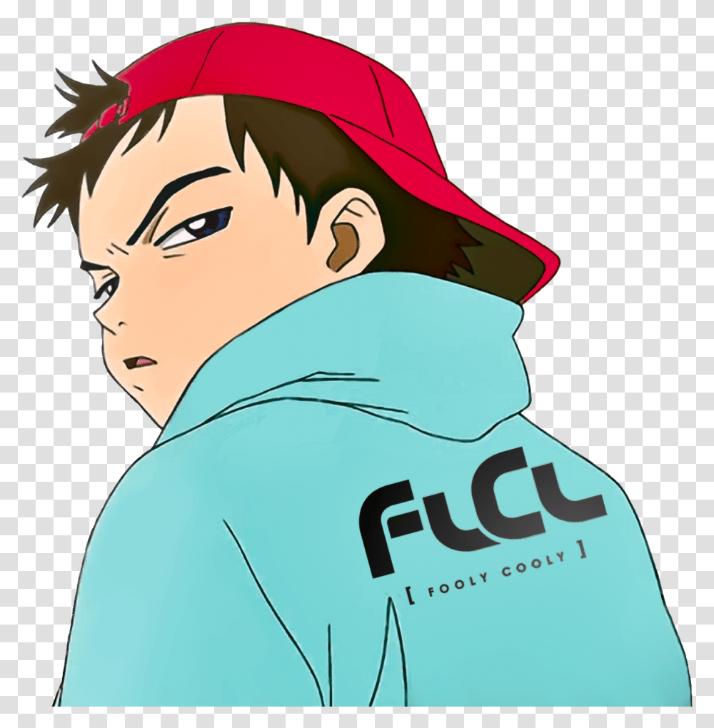 Fooly Cooly Naota, Apparel, Sweatshirt, Sweater Transparent Png