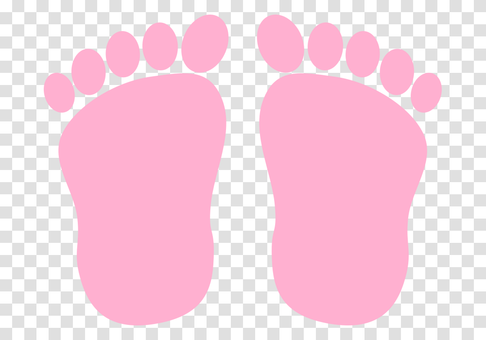 Foot Clipart Pink Baby Clip Art, Footprint, Purple Transparent Png