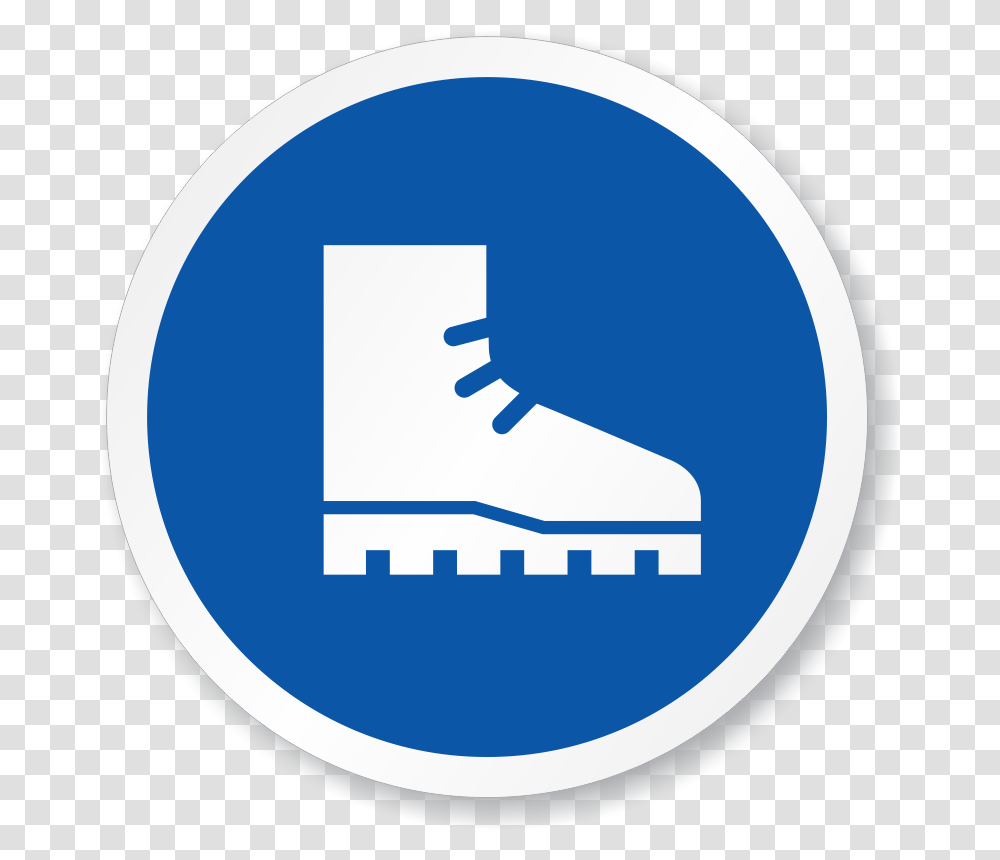 Foot Icon Safety Shoes Sign, Label, Logo Transparent Png