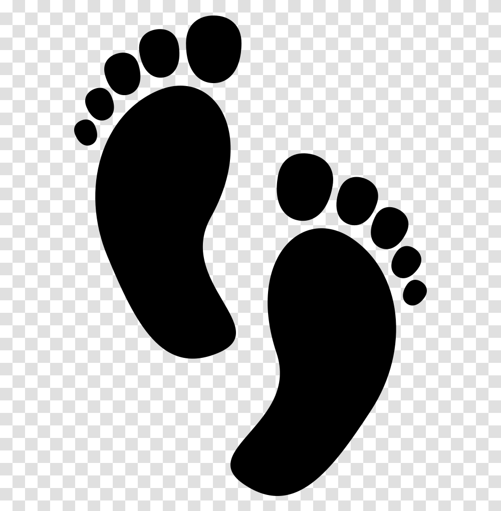 Foot Infant Clip Art Baby Footprints Clipart, Gray, World Of Warcraft Transparent Png