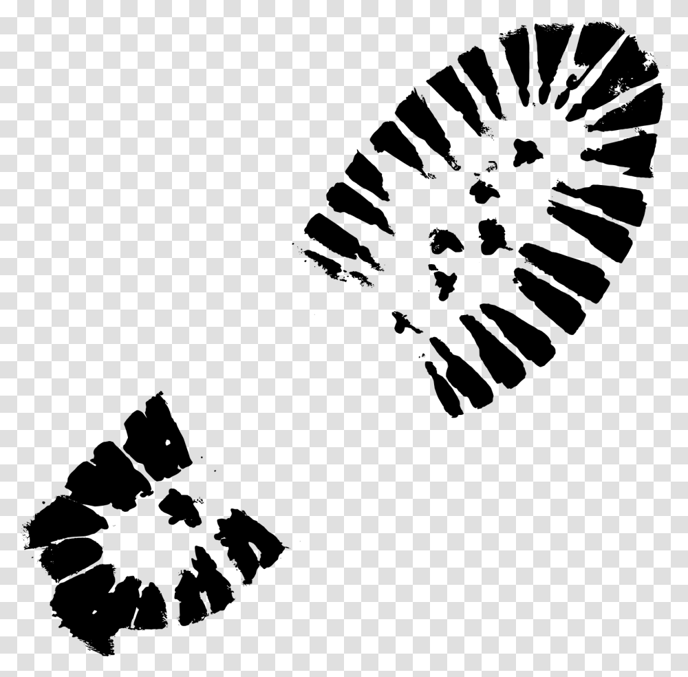 Foot Print Footprint, Stencil Transparent Png