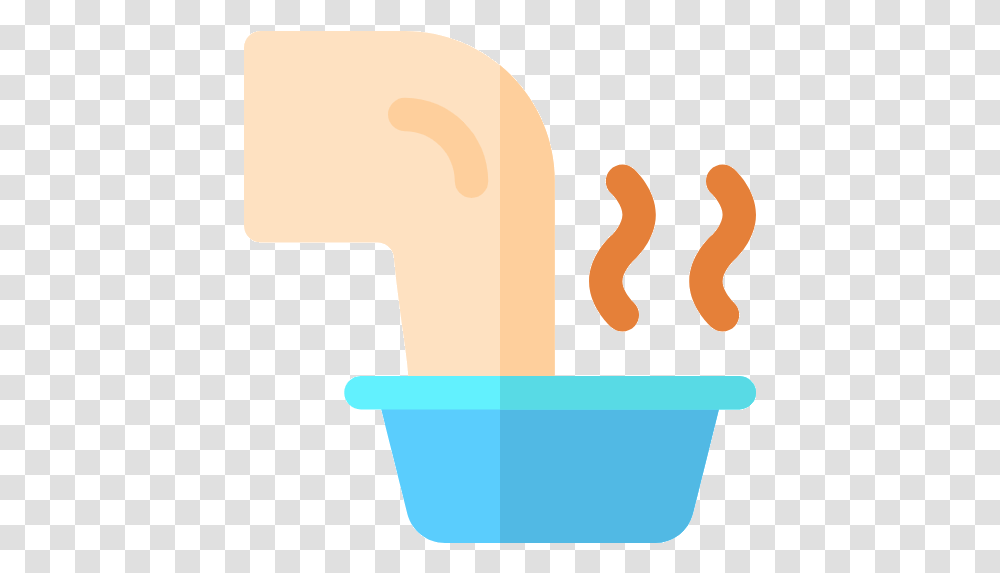 Foot Soak And Scrub Icon, Bucket, Bowl, Number Transparent Png