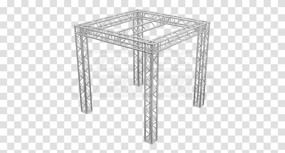 Foot Trade Show Truss Booth With Center I Beam Coffee Table, Furniture, Tabletop, Construction Crane, Stand Transparent Png